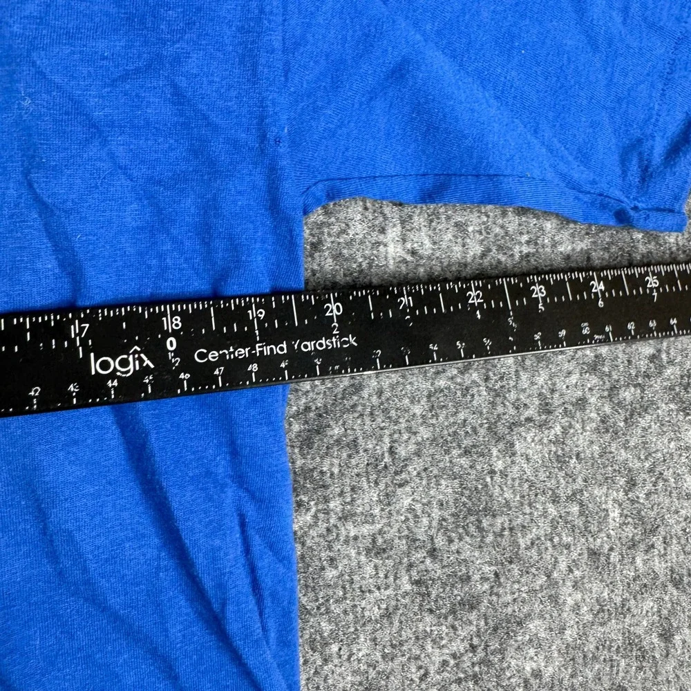 Vintage T-Shirt Mens Size L Blue Skyview Skyhawk Graphic Distressed SingleStitch